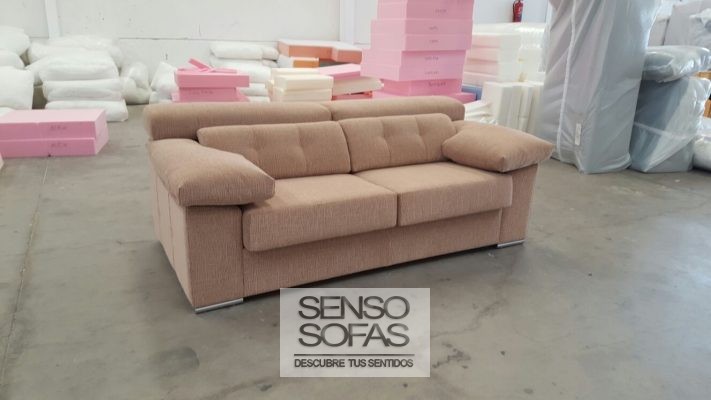 sofá cama modelo éxodo beige 5