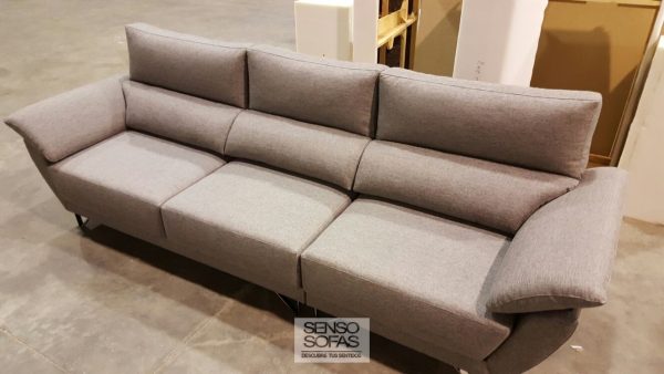 sofá modelo mallorca 3 asientos sin capitone