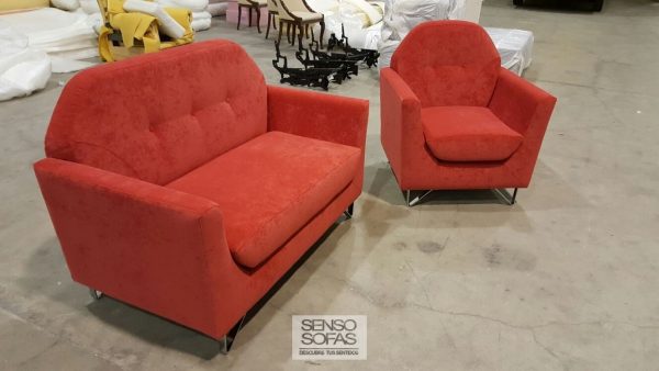 sofá modelo valencia rojo 6